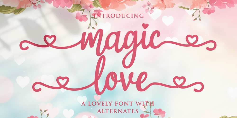 Magic Love font