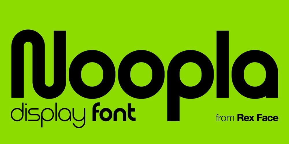Noopla font