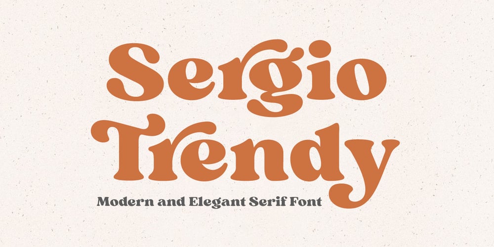 Sergio Trendy font
