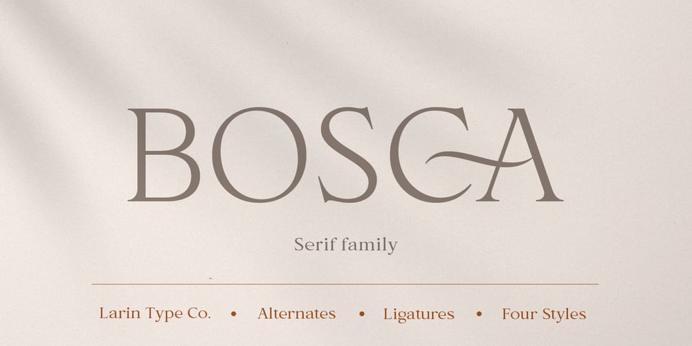 Bosca font