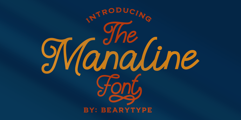 Manaline font