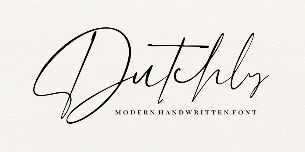 Dutchly font
