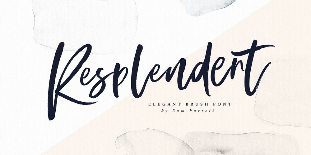 Resplendent font