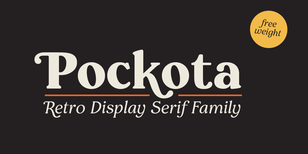 Pockota font