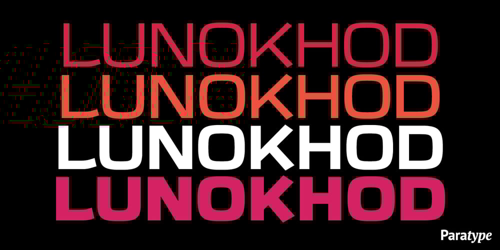 Lunokhod font