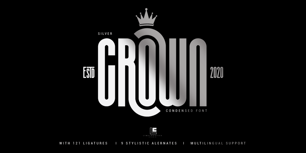 Silver Crown font