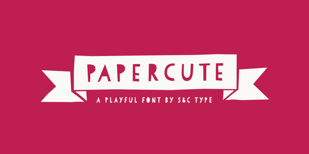 Papercute font