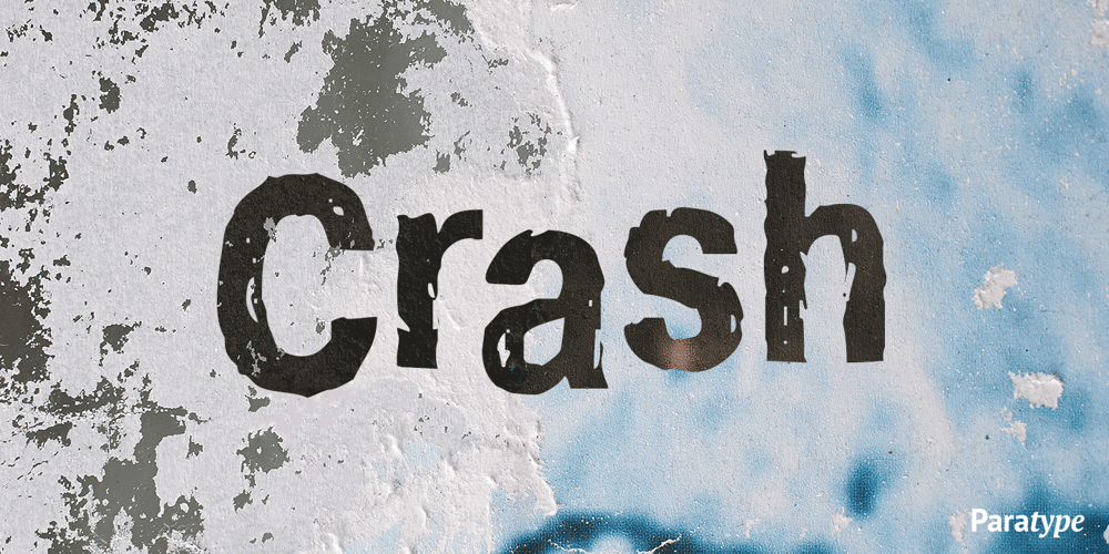 Crash font