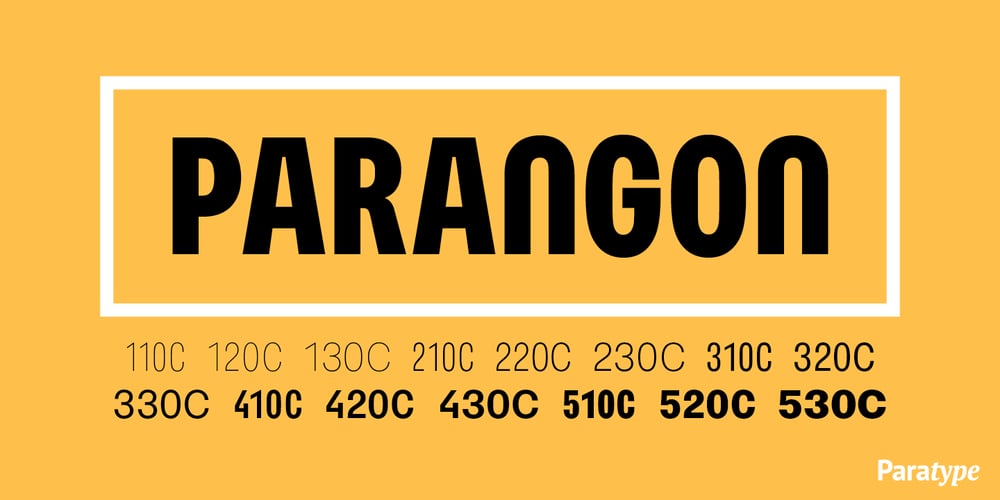 Parangon font