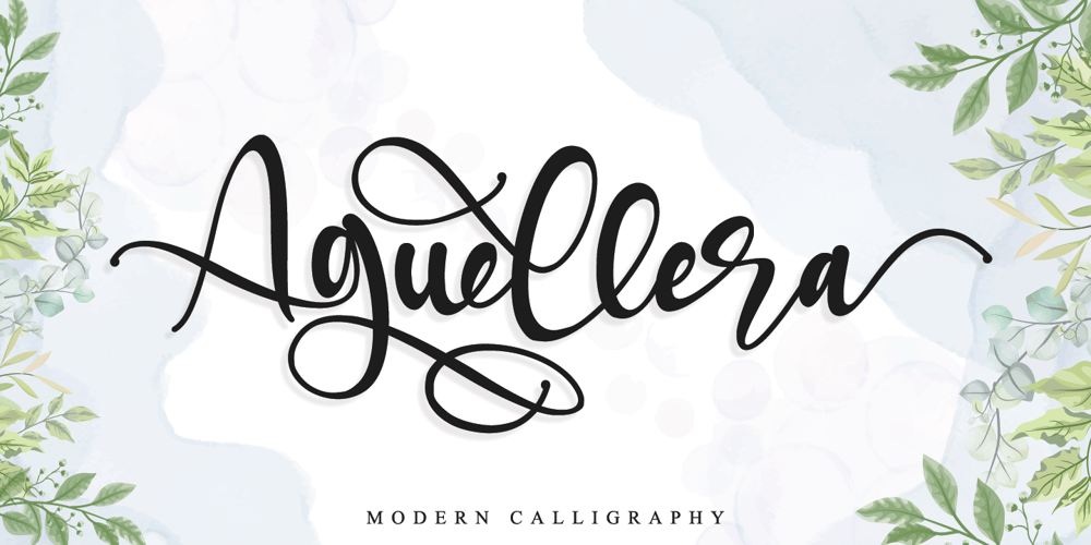 Aguellera font