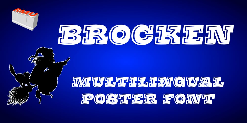 Brocken font