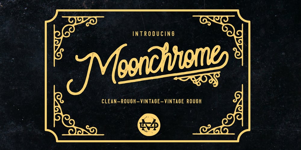 Moonchrome font
