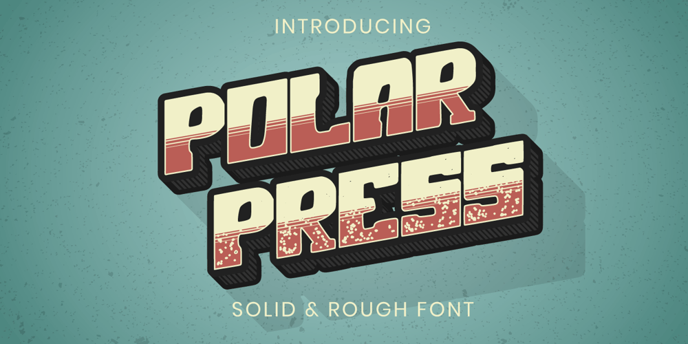 Polar Press font