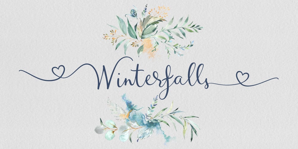 Winterfalls font
