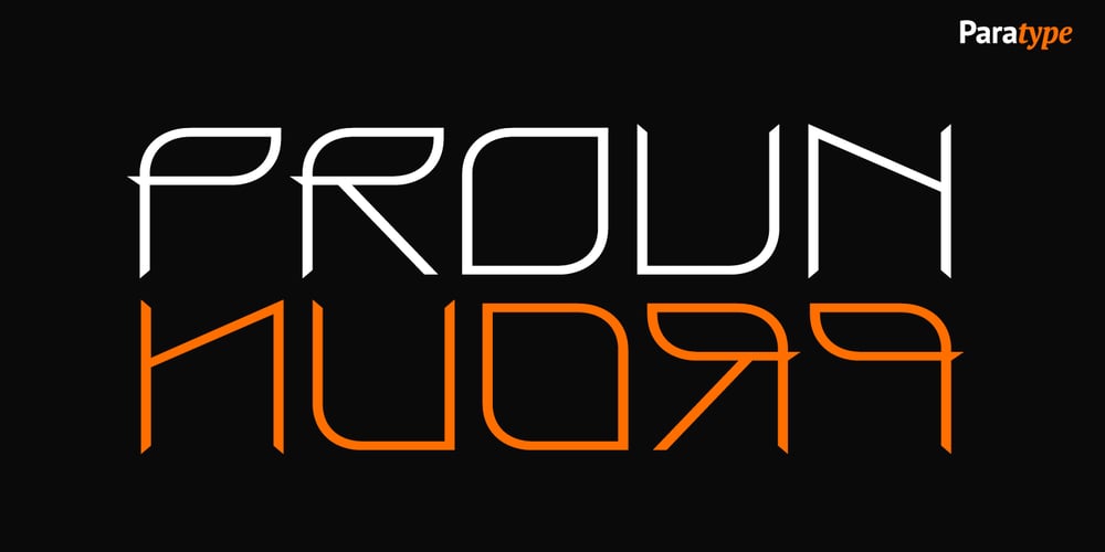 Proun font