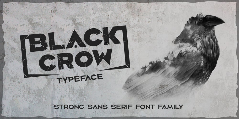 Black Crow font