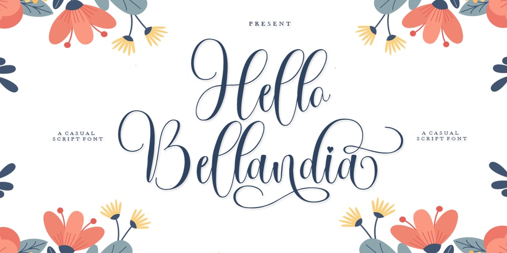 Hello Bellandia font