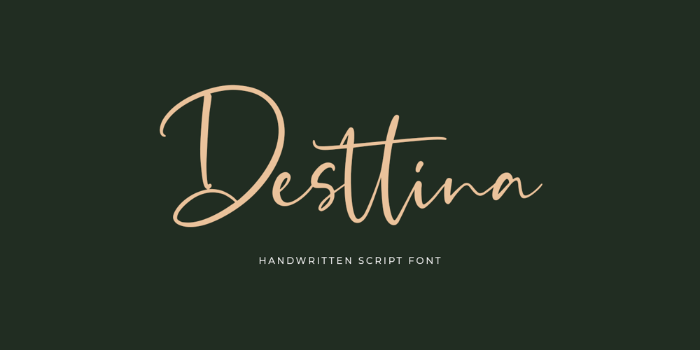 Desttina font