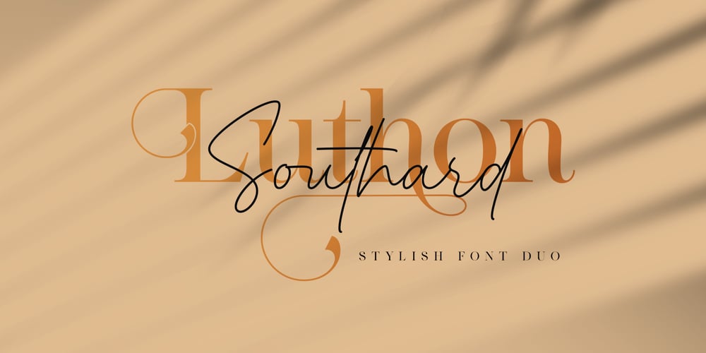 Luthon Southard font