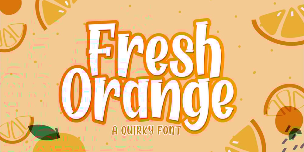 Fresh Orange font
