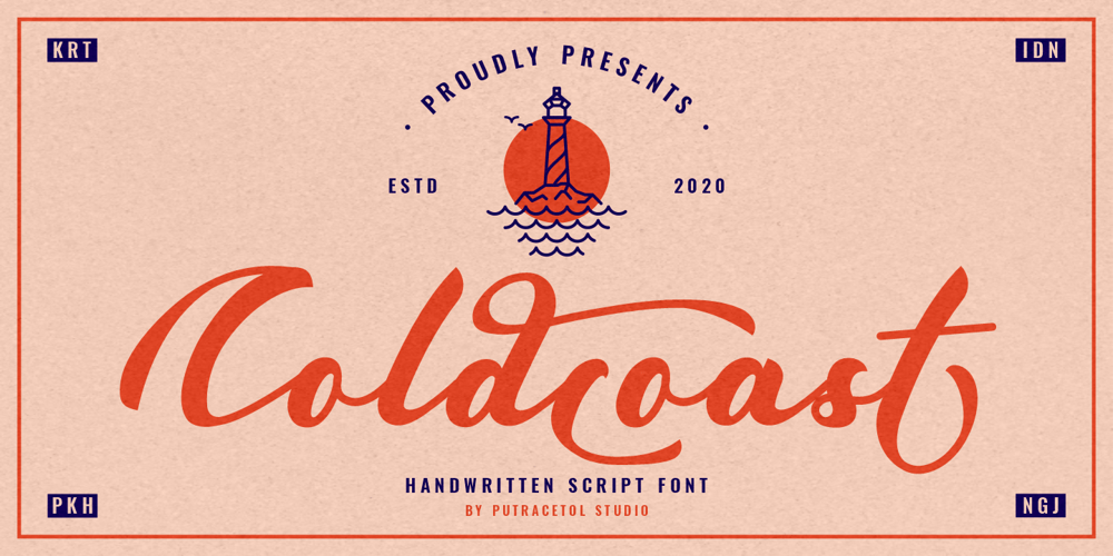 Coldcoast font