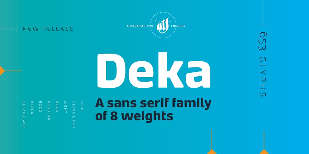 Deka font