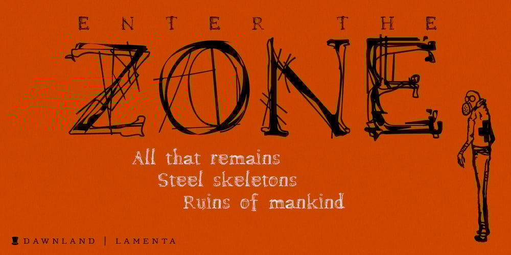 Lamenta font