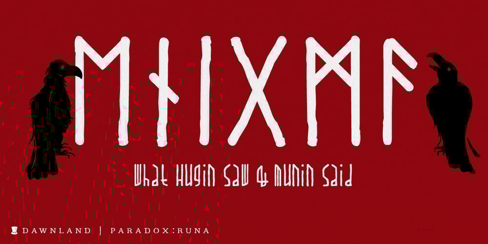 Paradox Runa font