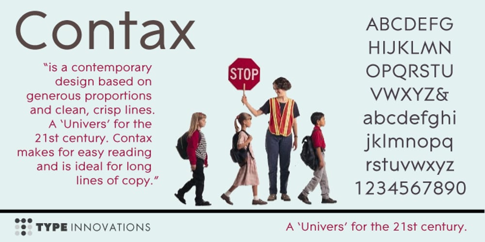 Contax font
