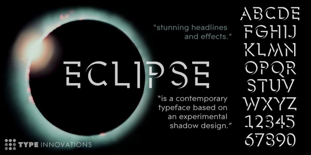 Eclipse font