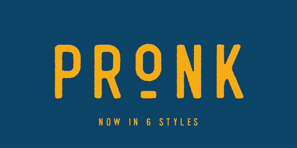 Pronk Family font