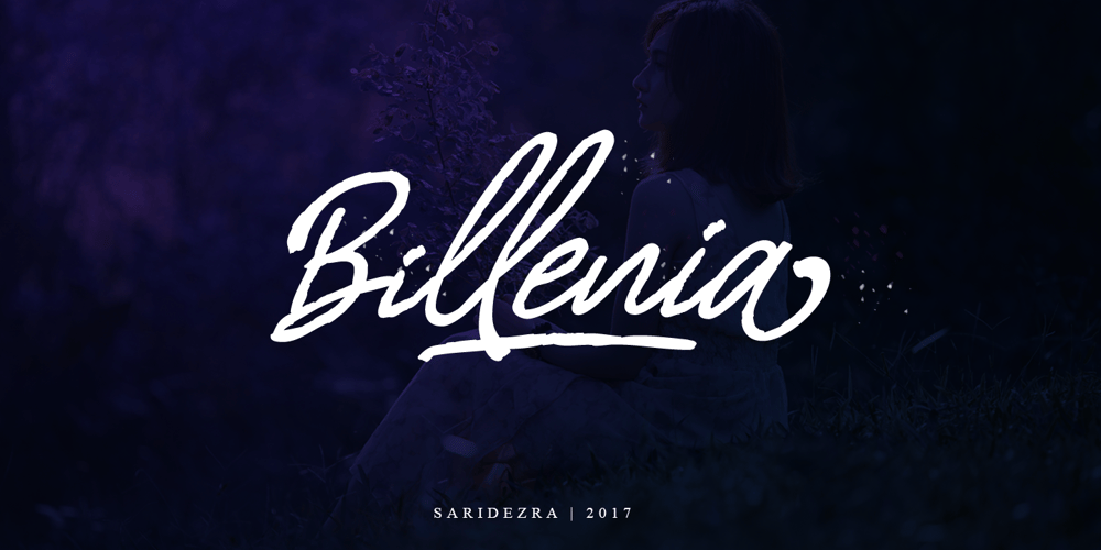 Billenia font