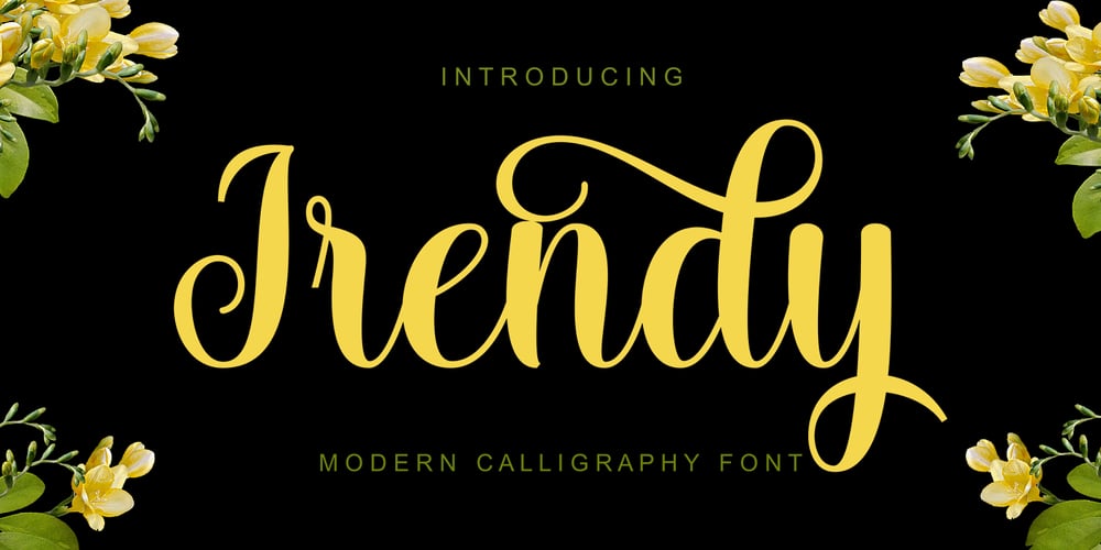Irendy font