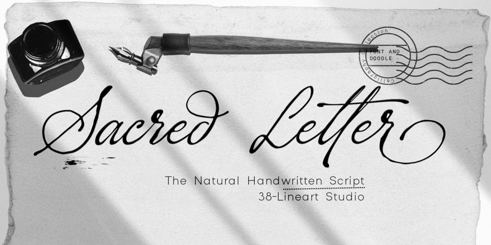 Sacred Letter font