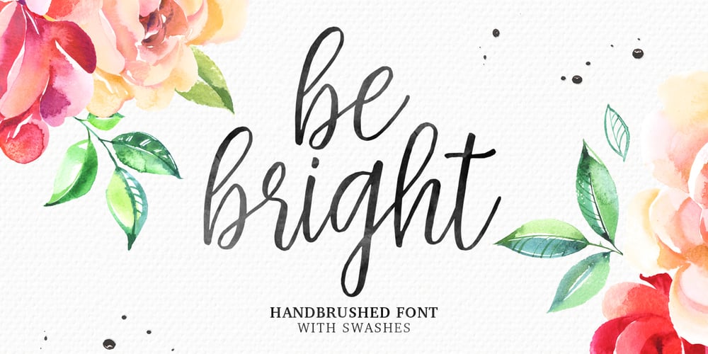 Be Bright font