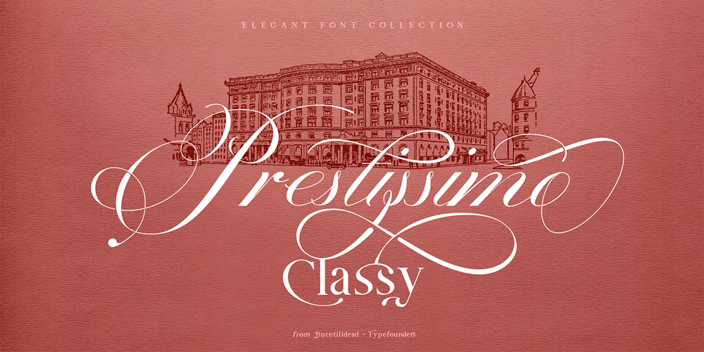 Prestissimo Classy font