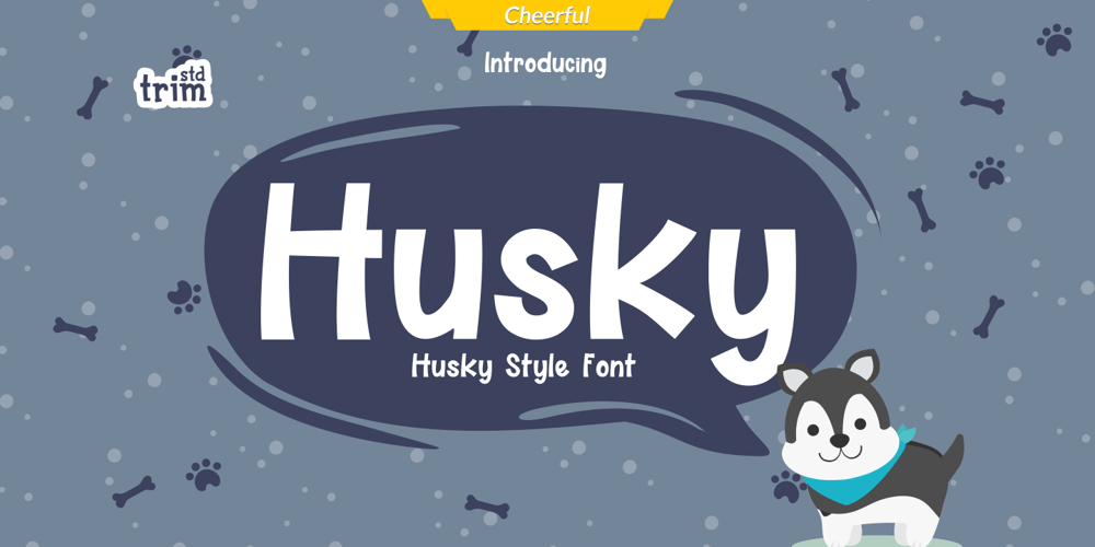 Husky font