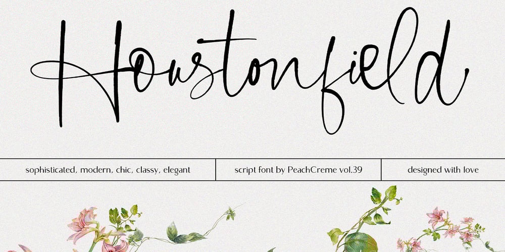 Houstonfield font