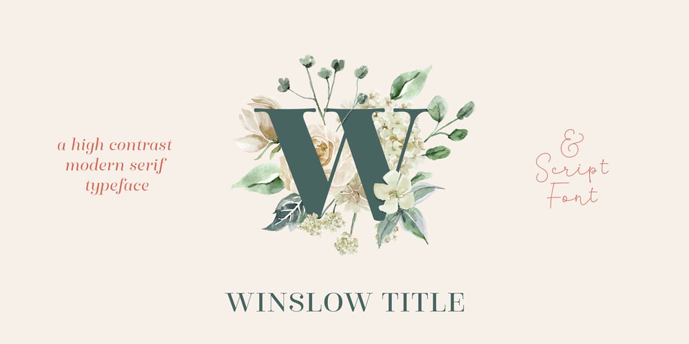 Winslow Title font
