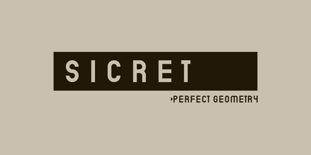 Sicret font