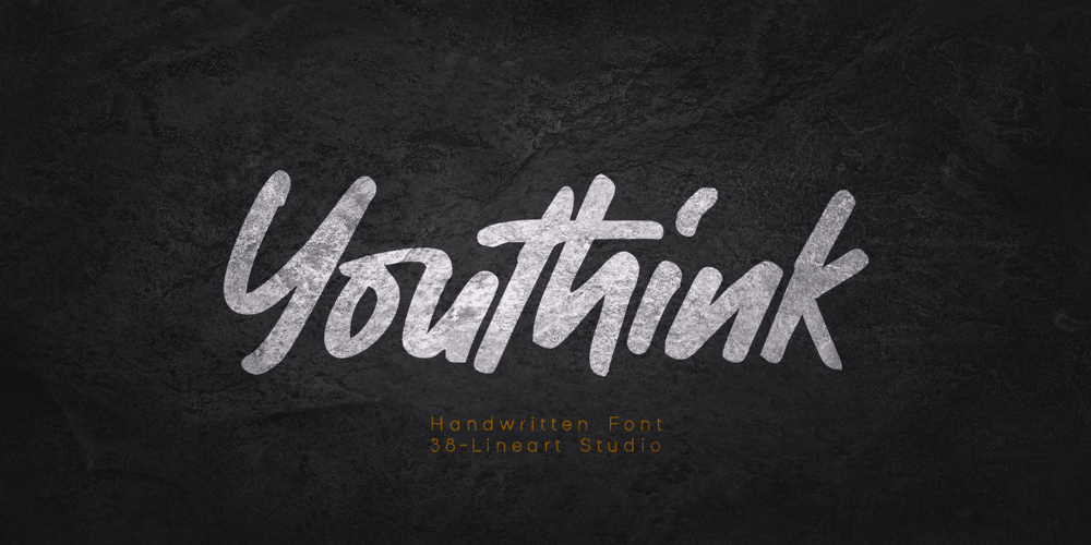 Youthink font