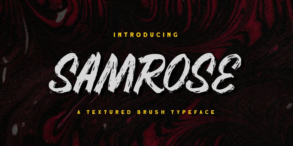 Samrose font