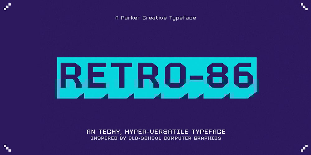 Retro 86 font