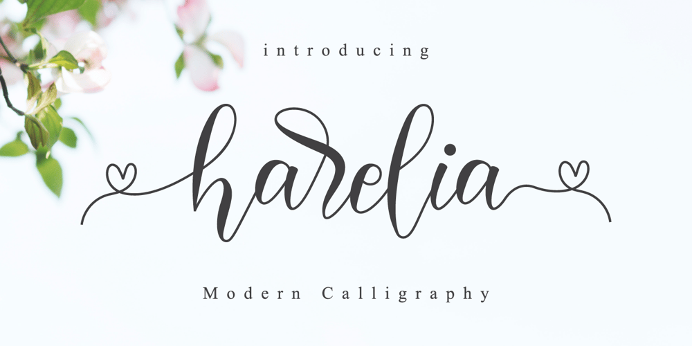 Harelia font