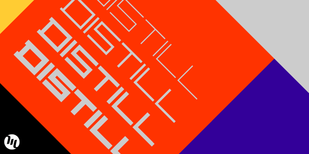 Distill font
