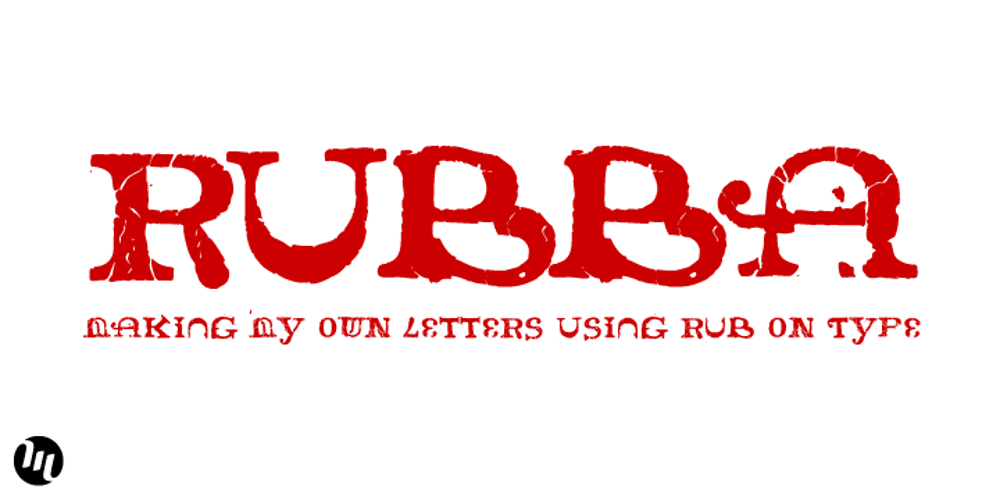 Rubba font