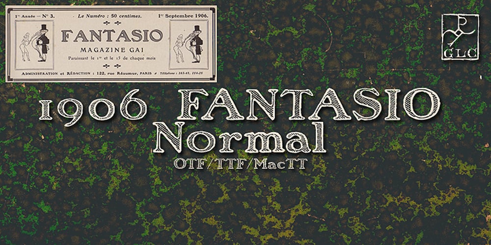 1906 Fantasio font