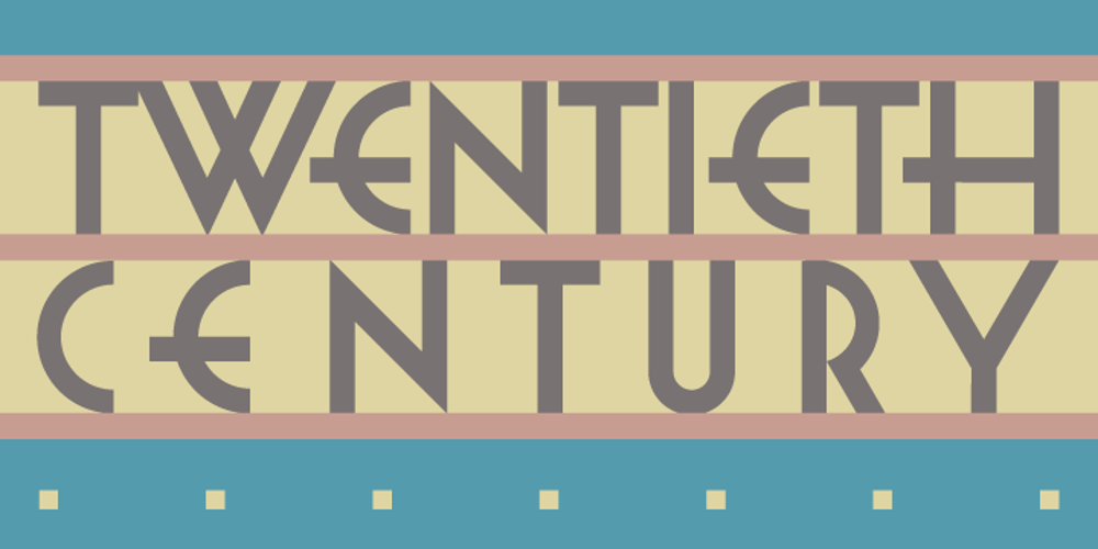 Twentieth Century font
