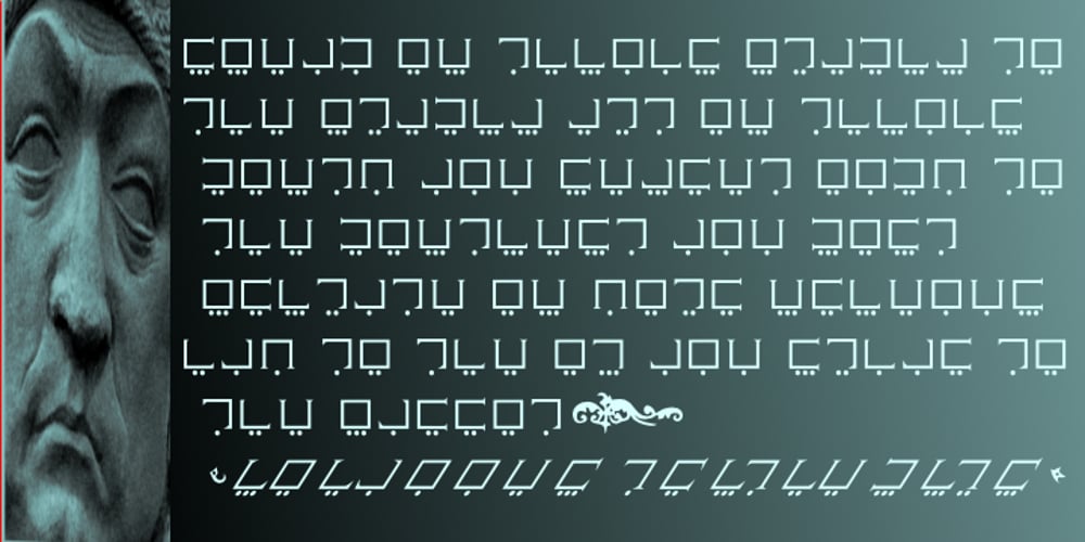 Enn’agrammaton font