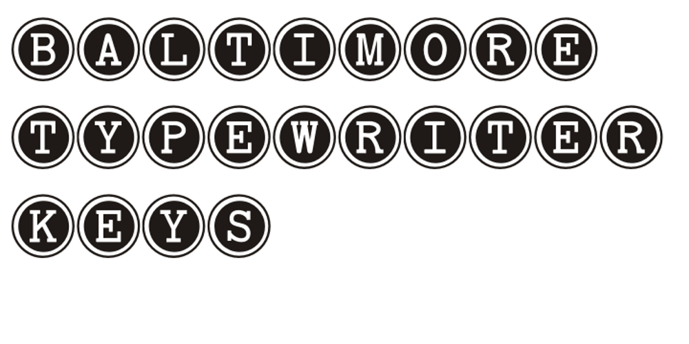 Baltimore Typewriter font